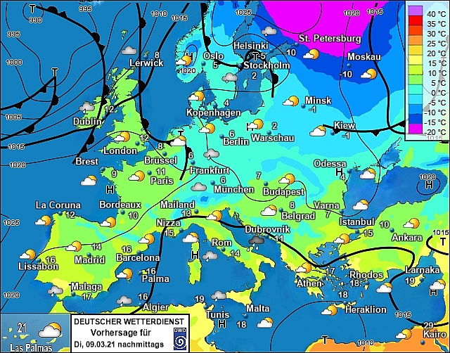 UK and Europe daily weather forecast latest, March 9: A mostly cloudy and dry day in the UK before strong winds and heavy rain move in UK and Europe daily weather forecast latest, March 9: A mostly cloudy and dry day in the UK before strong winds and heavy rain move in