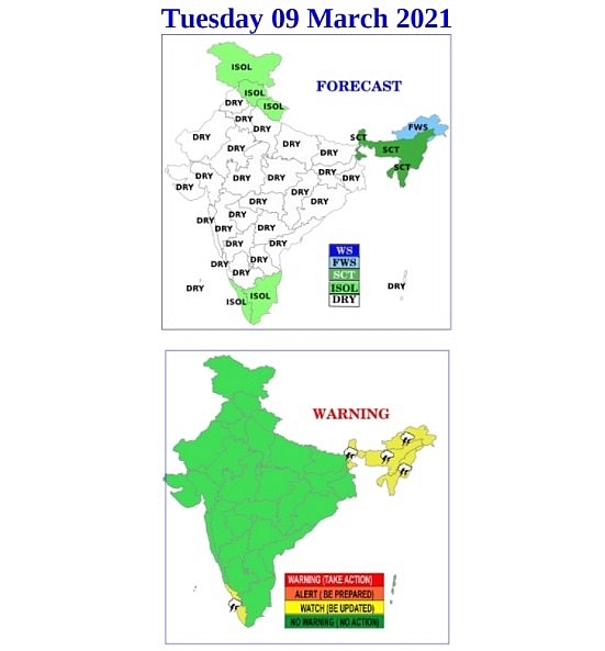 India daily weather forecast latest, March 9: Warm and sunny weather to prevail most parts of India India daily weather forecast latest, March 9: Warm and sunny weather to prevail most parts of India