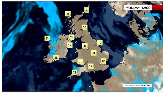 UK and Europe daily weather forecast latest, March 15: Cloud to bubble up over central and eastern parts of the UK with a few showers UK and Europe daily weather forecast latest, March 15: Cloud to bubble up over central and eastern parts of the UK with a few showers