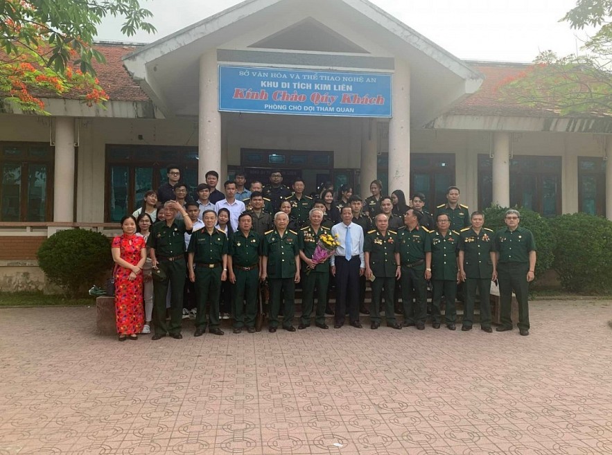 Veterans Association of the 479 Front in Uncle Ho's hometown. Photo: VNT. Veterans Association of the 479 Front in Uncle Ho's hometown. Photo: VNT.