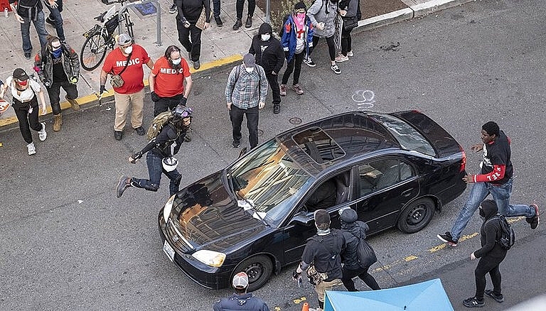 Protests in America update: Bail set for Seattle man accused of shooting protester after driving into crowd protests in america update bail set for seattle man accused of shooting protester after driving into crowd