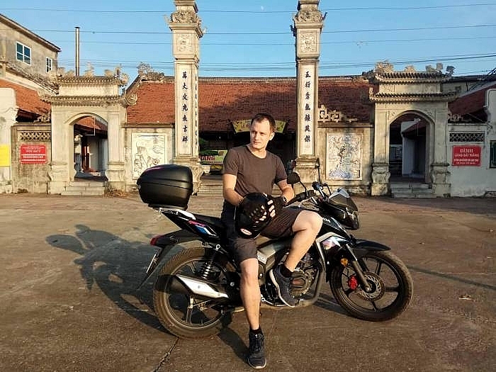 Marko travels in Vietnam. Photo: VNT. 5853 marko 1