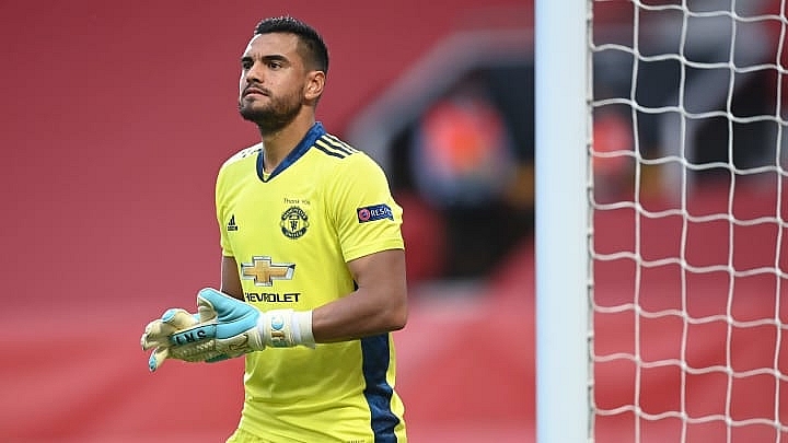 Sergio Romero has played second fiddle to David de Gea for much of the season, but has been a regular starter in the Europa League | Michael Regan/Getty Images 2814 mu 1