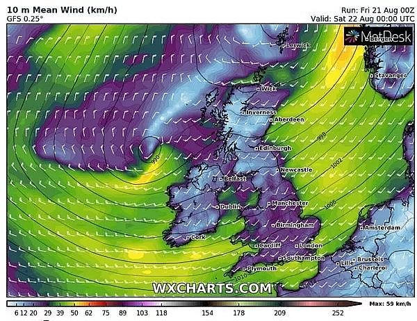 UK and Europe weather forecast latest, August 22: Storm Ellen reintroduces robust heatwave back to Europe UK and Europe weather forecast latest, August 22: Storm Ellen reintroduces robust heatwave back to Europe