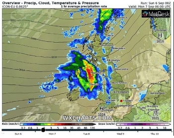 uk and europe weather forecast latest september 7 heavy thunderstorms to sweep across europe