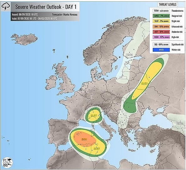 UK and Europe weather forecast latest, September 10: Severe storms to lash Europe with unusual threat in tornadoes UK and Europe weather forecast latest, September 10: Severe storms to lash Europe with unusual threat in tornadoes