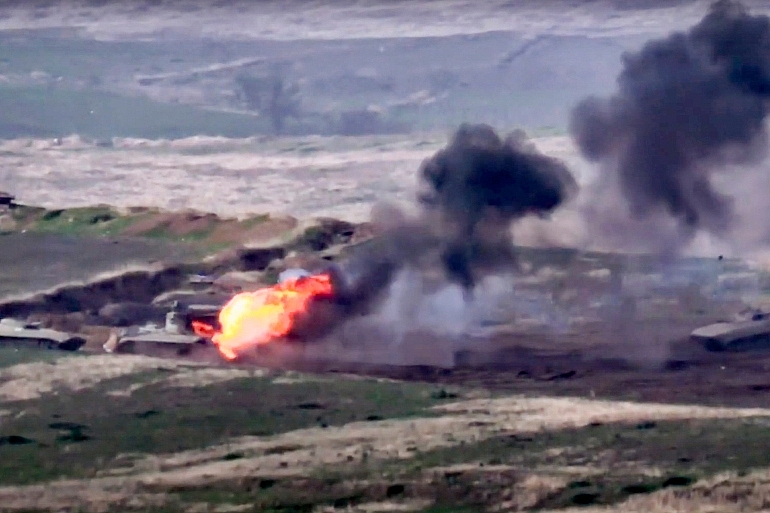 Latest news on Armenia-Azerbaijan clashes over disputed region Latest news on Armenia Azerbaijan clashes over disputed region