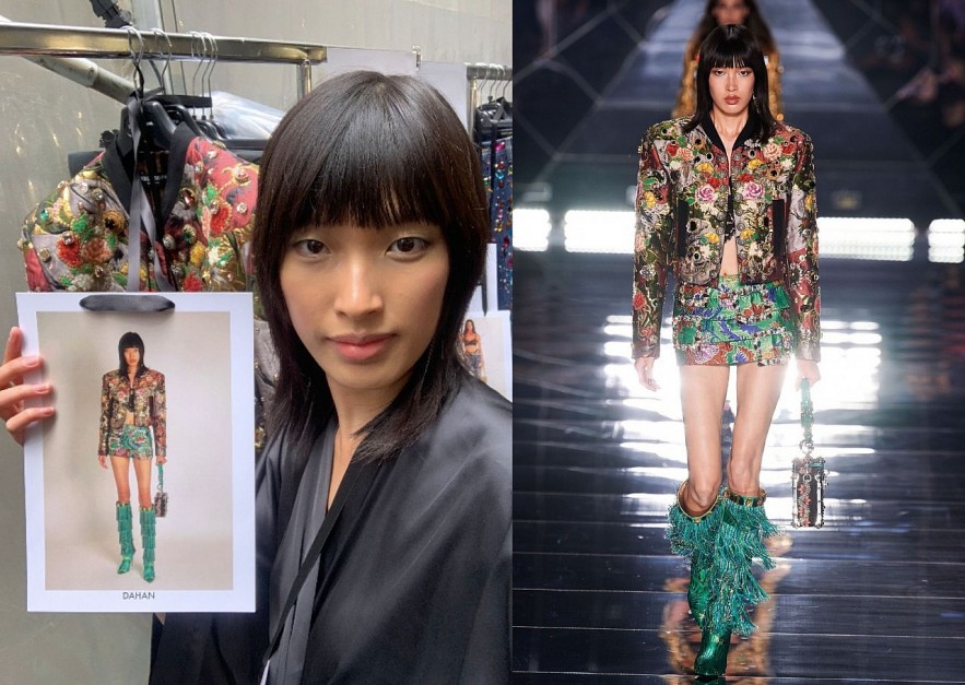 Dolce & Gabbana's Milan Fashion Show: First Vietnamese Model To Walk The Runway Dolce & Gabbana's Milan Fashion Show: First Vietnamese Model To Walk The Runway