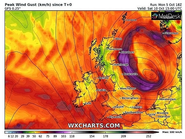UK and Europe weather forecast latest, October 7: A storm causes torrential rain and unsettled conditions for Britain UK and Europe weather forecast latest, October 7: A storm causes torrential rain and unsettled conditions for Britain