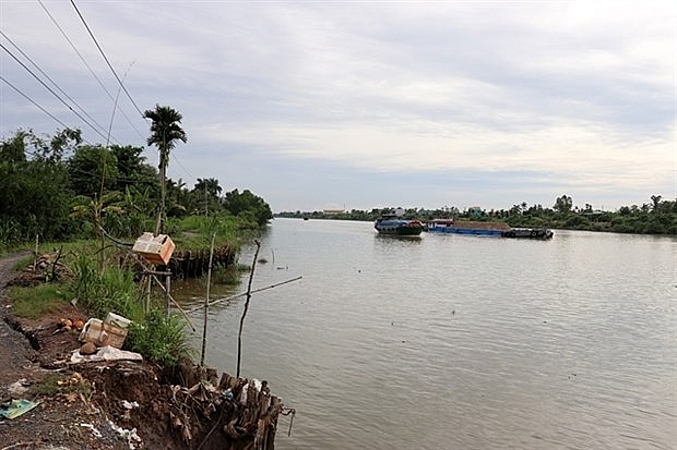 Increasing erosion along rivers and canals threatens Mekong Delta province of Tien Giang Increasing erosion along rivers and canals threatens Mekong Delta province of Tien Giang