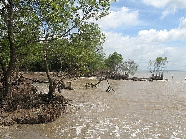 Increasing erosion along rivers and canals threatens Mekong Delta province of Tien Giang Increasing erosion along rivers and canals threatens Mekong Delta province of Tien Giang