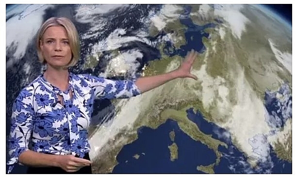 BBC Weather Europe highlighted heavy rain coming to Scandinavia (Image: BBC) 2146 eu 511