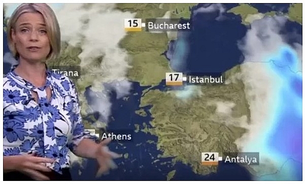 Sarah Keith-Lucas is a meteorologist for BBC Weather (Image: BBC) 2222 eu 511 1