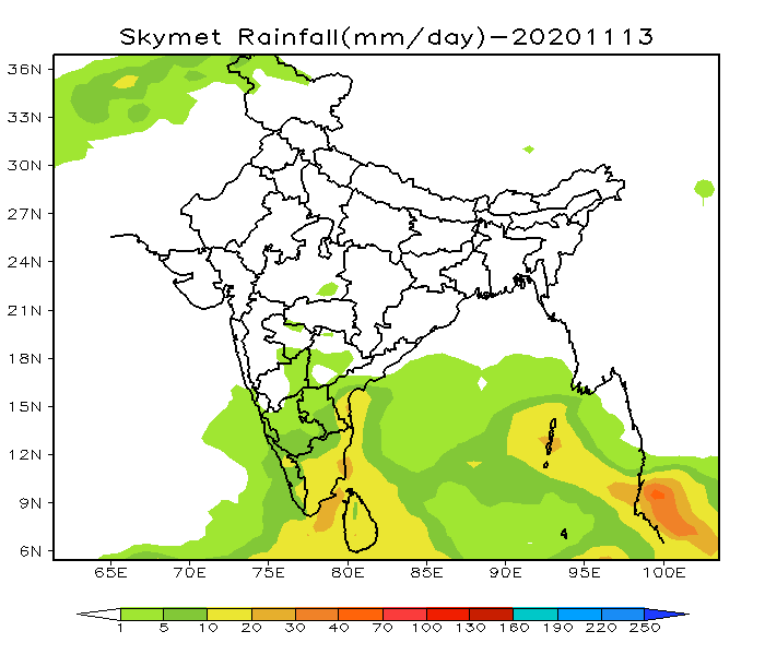 india weather forecast latest november 13 thunderstorm with lightning to batter some isolated places