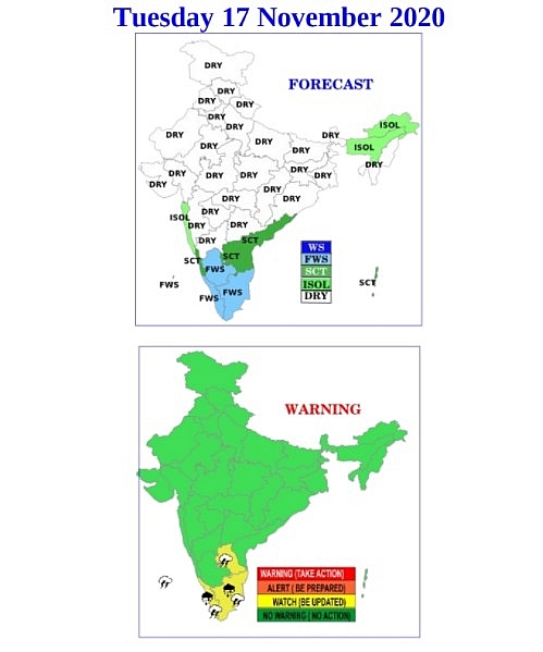 India weather forecast latest, November 17: Scattered light to moderate rains set to cover interior of some areas India weather forecast latest, November 17: Scattered light to moderate rains set to cover interior of some areas