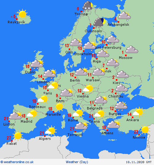 UK and Europe weather forecast latest, November 18: Snow showers by Atlantic blast set to batter Britain UK and Europe weather forecast latest, November 18: Snow showers by Atlantic blast set to batter Britain