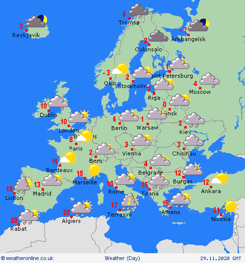 UK and Europe weather forecast latest, November 29: Severe weather with dense icy fog lingers 0245 eu 2911
