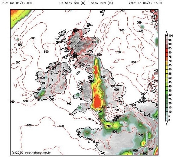 UK and Europe weather forecast latest, December 3: Freezing cold arrives with an alarming snow plume UK and Europe weather forecast latest, December 3: Freezing cold arrives with an alarming snow plume