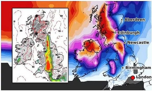 UK and Europe weather forecast latest, December 3: Freezing cold arrives with an alarming snow plume UK and Europe weather forecast latest, December 3: Freezing cold arrives with an alarming snow plume