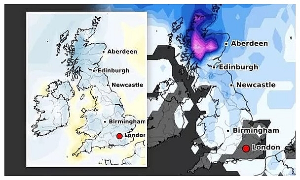 UK and Europe weather forecast latest, December 13: Freezing Christmas to come with -7 degree Celsius UK and europe weather forecast latest, december 13: freezing christmas to come with 7 degree celsius