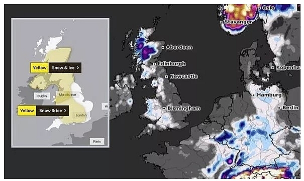 UK and Europe weather forecast latest, December 28: Storm Bella heading to Britain as shown by horrifying weather maps UK and Europe weather forecast latest, December 28: Storm Bella heading to Britain as shown by horrifying weather maps