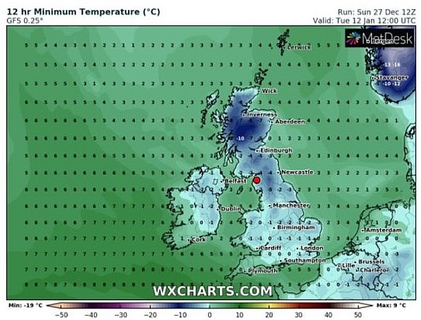 UK and Europe weather forecast latest, December 29: Temperatures plunge as snow showers to smash parts of Britain UK and Europe weather forecast latest, December 29: Temperatures plunge as snow showers to smash parts of Britain