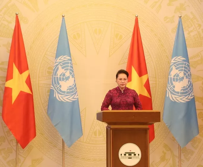 remarks by na chairwoman nguyen thi kim ngan at unga high level meeting to celebrate 25th anniversary of the fourth world conference on women