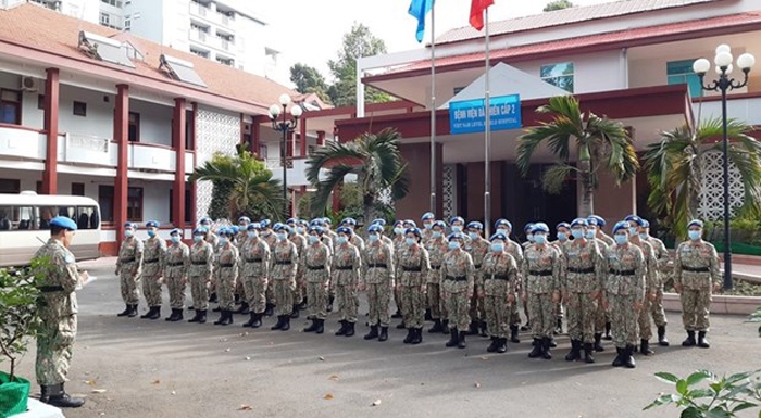 ຫວຽດນາມ ເຂົ້າຮ່ວມການຮັກສາສັນຕິພາບຢູ່ສປຊ: ຍົກສູງທີ່ຕັ້ງບົດບາດ ແລະ ກຳລັງແຮງທາງການທູດ ຫວຽດ ນາມ ເຂ າ ຮ ວມ ການ ຮ ກ ສາ ສ ນ ຕ ພາບ ຢ ສ ປ ຊ ຍ ກ ສ ງ ທ ຕ ງ ບ ດ ບາດ ແລະ ກຳ ລ ງ ແຮງທາງ ການ ທ ດ