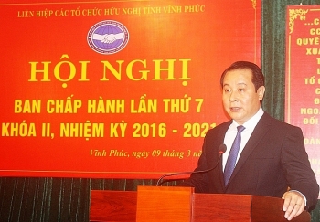 ຮອງ​ເລ​ຂາ​ຜູ້​ປະ​ຈຳ​ການ​ອົງ​ຄະ​ນະ​ພັກແຂວງ ແຂວງວິງ​ຟຸກ ຟ້າມ​ຮ່​ວາມ​ແອັງ ໄດ້​ຮັບ​ກ​ານ​ເລືອກ​ຕັ້ງ​ເປັນ​ປະ​ທານ​ສະ​ຫະ​ສະ​ມາ​ຄົມ​ມິດ​ຕະ​ພາບແຂວງ