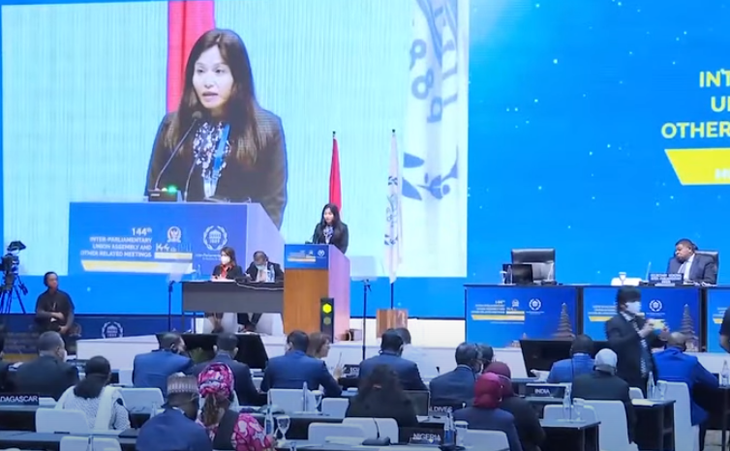 IPU-144: ຫວຽດນາມ ຮຽກຮ້ອງ​ໃຫ້​ມີ​ການ​ແກ້​ໄຂ​ການ​ຂັດ​ແຍ້ງ​ກັນ​ໂດຍ​ສັນຕິ​ວິທີ