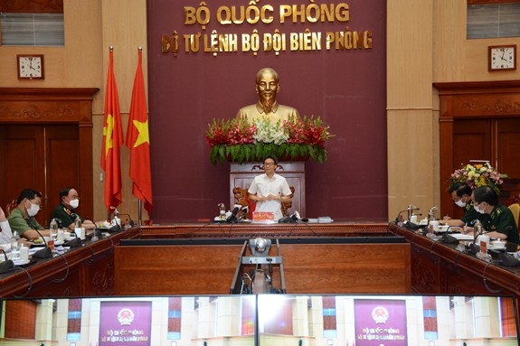 ກຳ ລ ງທະ ຫານປ ອງ ກ ນ ຊາຍ ແດນປະ ກອບ ສ ວນ ເຂ າ ຜ ນ ສຳ ເລ ດ ວ ຽກ ງານປ ອງ ກ ນ ຕ ານ ໂລກ ລະ ບາດ covid 19