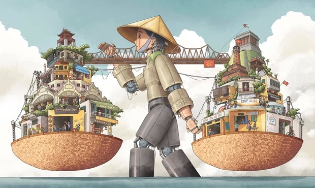 ປະ​ກາດ​ໝາກ​ຜົນ​ການ​ສອບ​ເສັງ​ແຕ້ມ​ພາບ​ກ່ຽວ​ກັບ​ນະ​ຄອນ​ປະ​ດິດ​ຄິດ​ສ້າງ​ຮ່າ​ໂນ້ຍ