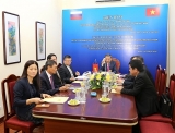 ທ ານຮອງນາຍ ກລ ດຖະມ ນຕ ຟ າມບ ງມ ງ ຕ ອນຮ ບທ ານ konstantin vnukov ເອກອ ກຄະລ ດຖະທ ດລ ດເຊຍ