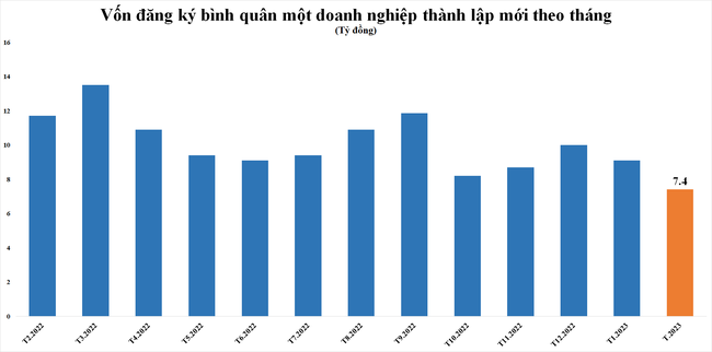 Quy mô vốn của doanh nghiệp thành lập mới ngày càng nhỏ đi Quy mô vốn của doanh nghiệp thành lập mới ngày càng nhỏ đi ảnh 1