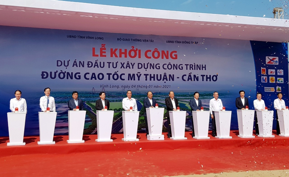 Khởi công cao tốc Mỹ Thuận - Cần Thơ theo hình thức đầu tư công Khởi công cao tốc Mỹ Thuận - Cần Thơ theo hình thức đầu tư công
