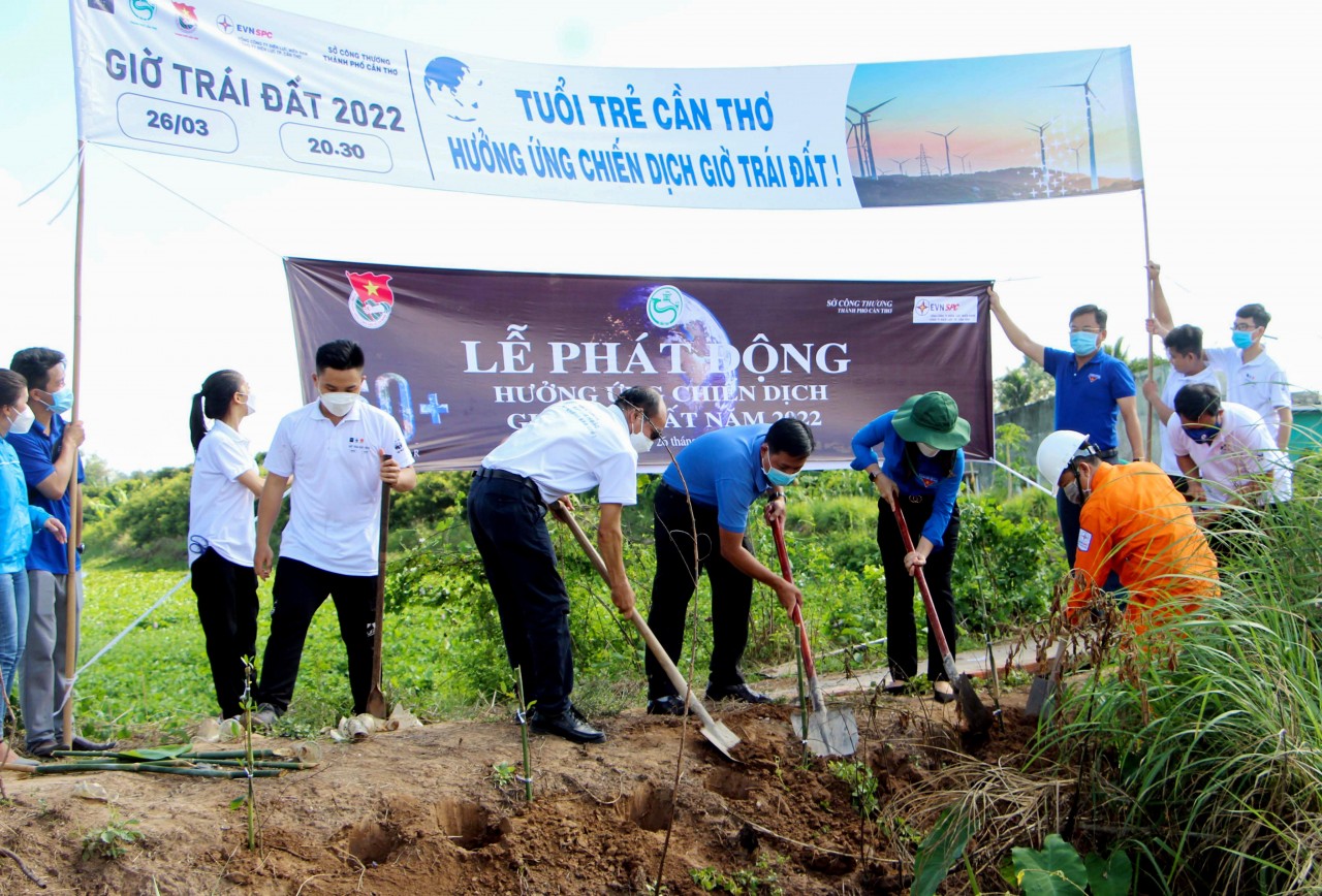 Tuổi trẻ Cần Thơ tổ chức nhiều hành động thiết thực hưởng ứng Giờ Trái đất 2022 Tuổi trẻ Cần Thơ tổ chức nhiều hành động thiết thực hưởng ứng Giờ Trái đất 2022