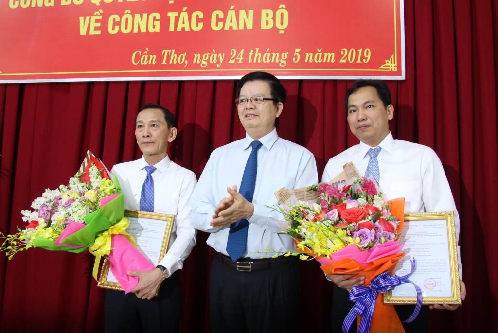 ban bi thu dieu dong nhan su ve giu chuc pho bi thu thanh uy can tho
