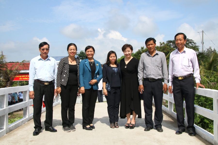 Cần Thơ khánh thành cầu giao thông nông thôn do tổ chức AEA tài trợ can tho khanh thanh cau giao thong nong thon do to chuc aea tai tro