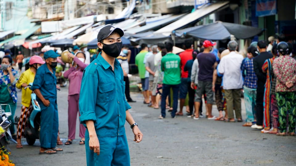 Cần Thơ phong tỏa chợ Tân An để phòng dịch Cần Thơ phong tỏa chợ Tân An để phòng dịch