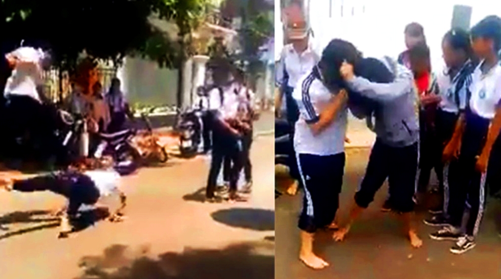 Nữ sinh lớp 7 đánh nhau như võ sĩ, quay clip đăng mạng xã hội nu sinh lop 7 danh nhau nhu vo si quay clip dang mang xa hoi