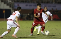 vck u23 chau a u23 viet nam tap kin truoc tran gap uae