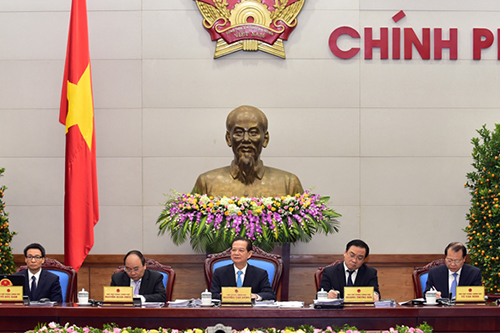 thu tuong nguyen tan dung chuc mung cac thanh vien chinh phu duoc bau vao bo chinh tri va ban bi thu