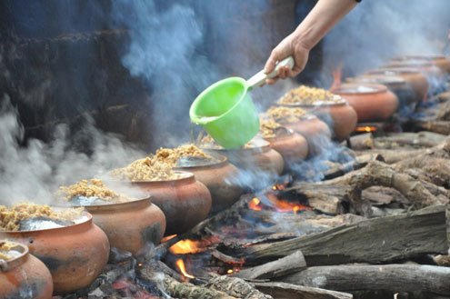 lang vu dai nhung ngay giap tet thom lung mui ca kho