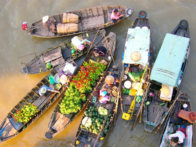 ngam cho noi ngay tet o mien tay