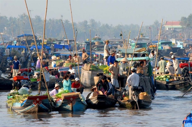 ngam cho noi ngay tet o mien tay
