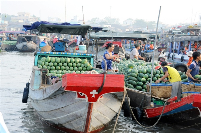 ngam cho noi ngay tet o mien tay