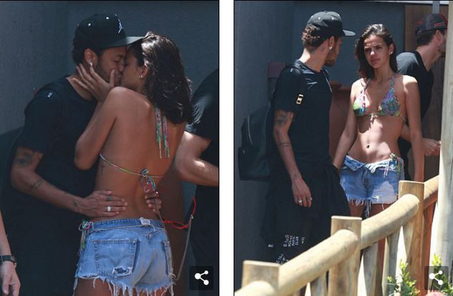 anh hot cap neymar luot du thuyen cung cap sieu mau victorias secret