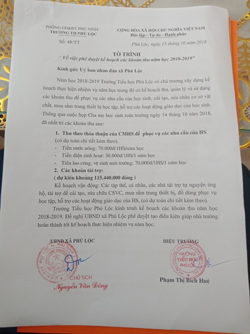 phu tho thu tien hoc buoi 2 moi truong tieu hoc mot kieu