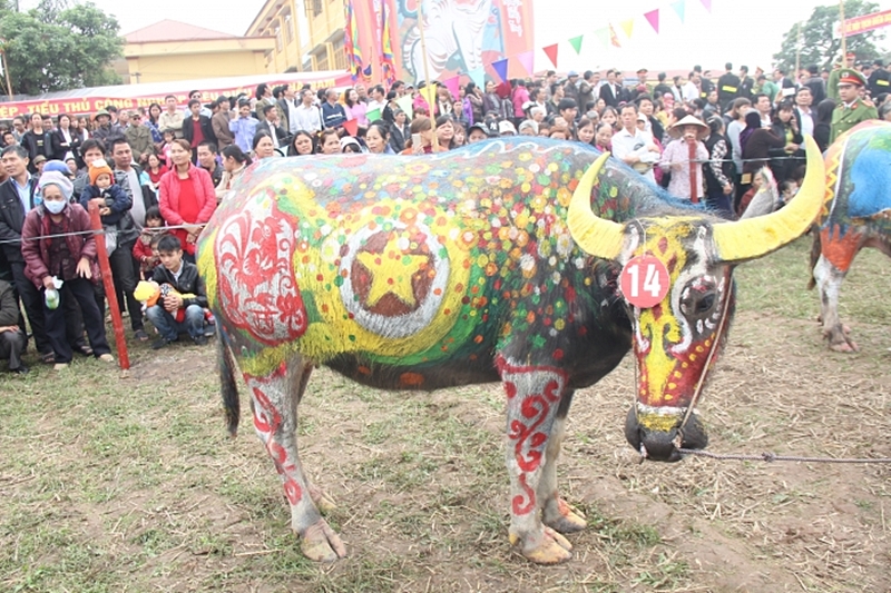nhung hinh anh an tuong tren minh nguoi bancua nha nong tai le hoi tich dien