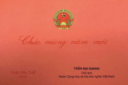 chu tich nuoc tran dai quang chuc tet mau tuat 2018